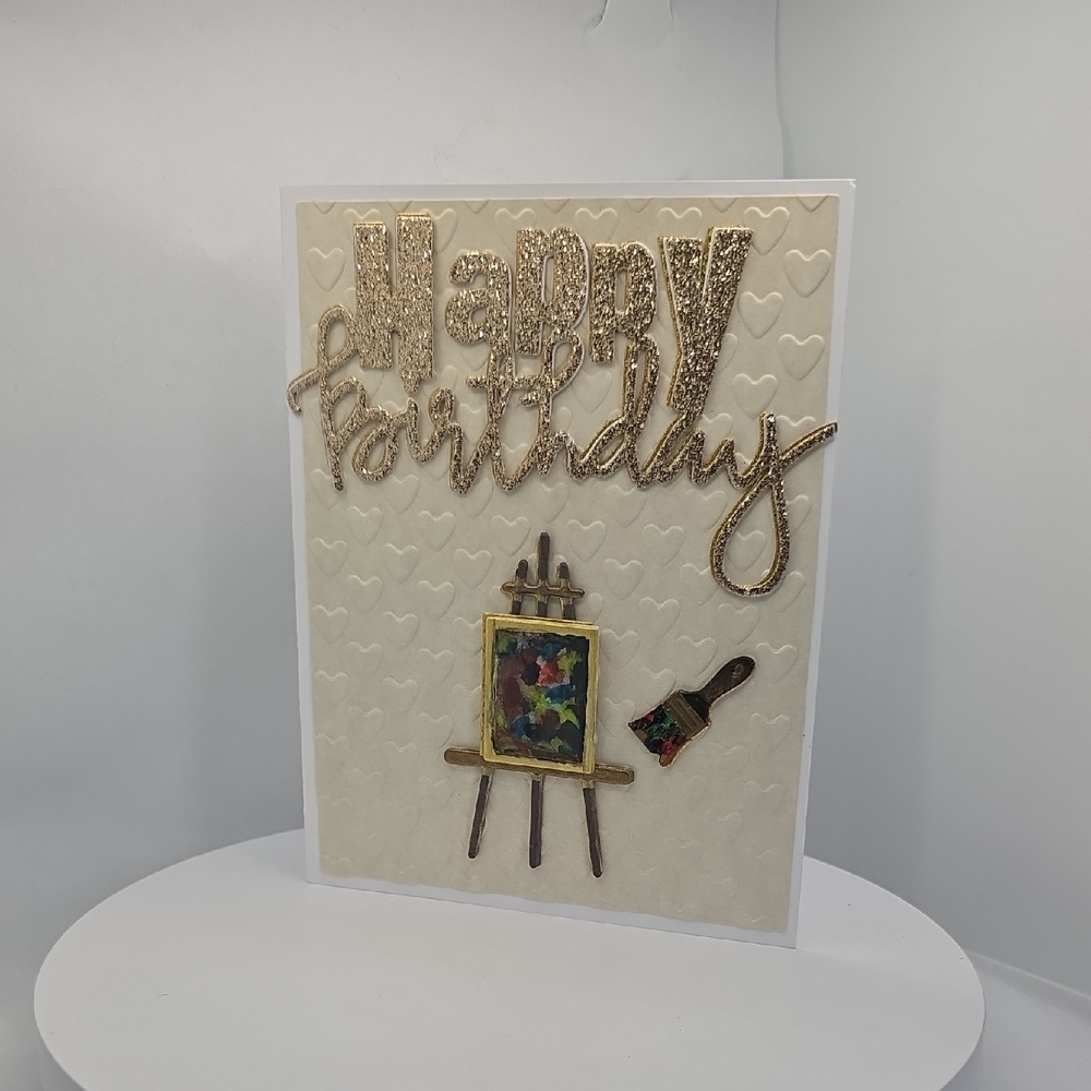 Celebrate in Style – Elegant & Artsy Happy Birthday Card